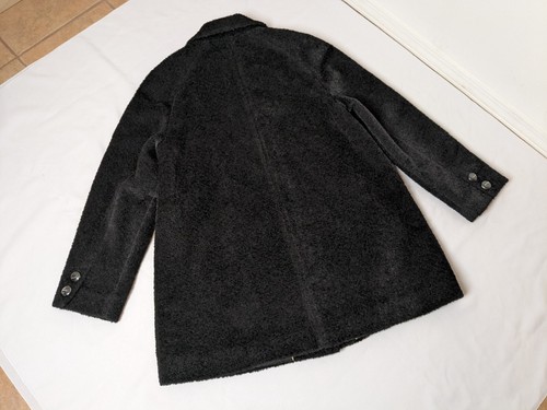 ABRIGO SWING KATHERINE KELLY ALPACA Y LANA NEGRO TALLA 16 - Imagen 10 de 10