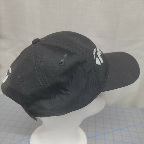 TaylorMade Burner R9 Baseball Golf Cap Hat Black And White Adjustable - Picture 4 of 8