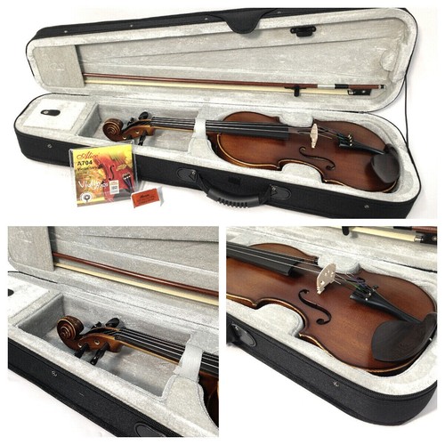 Symphony SJV01B1/4 Size Violin with foam case, Chin rest,  string and rosin - Picture 9 of 12