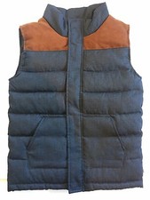 NWT appaman Kids Boys Sz 10 Navy Blue Faux Suede Nomad Vest