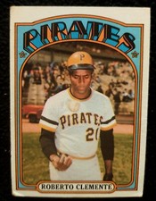 1972 Topps Baseball #309 - Roberto Clemente (HoF) (EX)