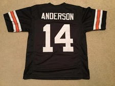 UNSIGNE CUSTOM Sewn Stitched Ken Anderson Old Style Black Jersey - M L XL 2XL 3X