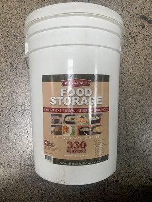 Chefs Banquet 30 Days Emergency Food Supply Survival ...