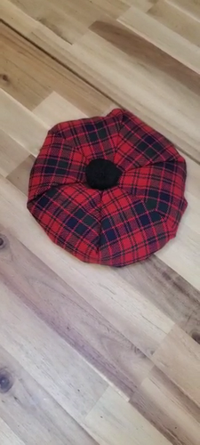 Hombre y Mujer Escocesa Tam O' Shanter Hat Tartan Scottish Tammy Cap One Size - Vídeo 1 de 1