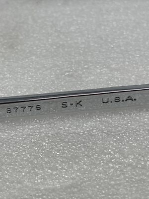 SK Tools 87779 Metric Offset Stubby Box End Wrench, 6 Point, 9mm x