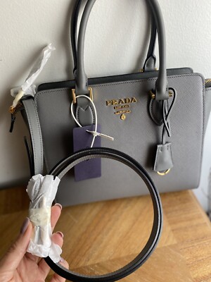 Authentic PRADA Saffiano Handbag, New With Tags | eBay
