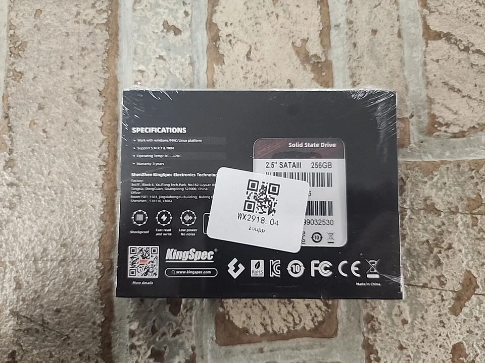 King Spec 2.5 256gb Ssd - Image 2 of 2