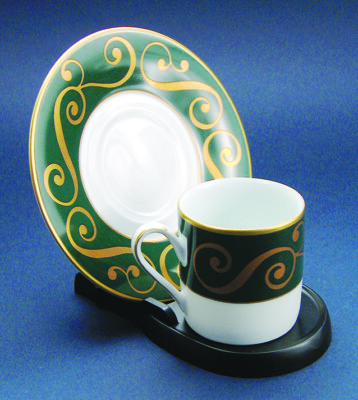 Black Cup Saucer Display Stand Tea Set Display UK