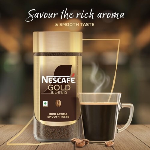 Nescafe Gold Rich And Smooth Instant Coffee Powder 90g Jar - Picture 4 of 14