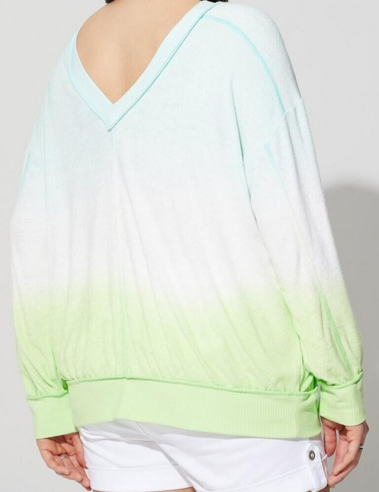 Torrid Reverse Terry Drop Shoulder Sweatshirt Multi 1 1X 14 16