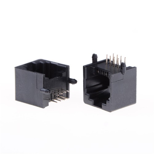 10Pcs Unshielded RJ11 RJ45 8P8C Network Modular PCB Connector Jacks Connecto LT - Afbeelding 4 van 6