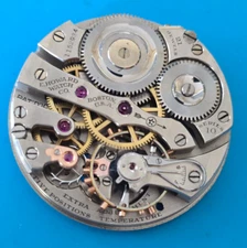 VINTAGE 16 SIZE 21 JEWEL KEYSTONE HOWARD SERIES 10 MODEL 1907 POCKET WATCH PARTS