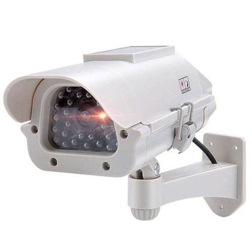 Kamera Dummy Attrappe Überwachungskamera LED CCTV Camera mit / ohne Solar Panel - Afbeelding 7 van 22