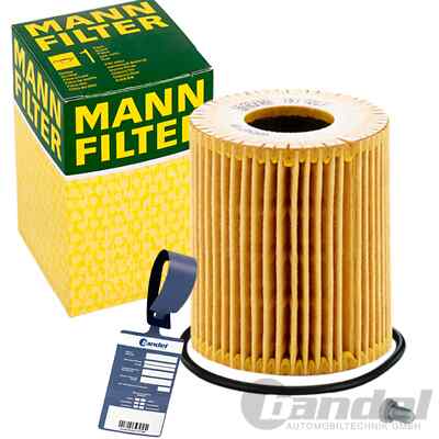 MANN FILTER ÖLWECHSELSET passend für VW POLO 5 SEAT IBIZA 4 1.2 TDI 75PS