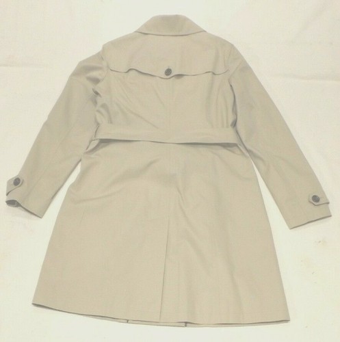 SEÑORA REINO UNIDO 14 NUEVO CON ETIQUETAS CHARLES TYRWHITT BEIGE 38" 96cm DOBLE PECHO ABRIGO DE TRINCHERA - Imagen 2 de 5