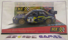 VOITURE 1/32 SUBARU IMPREZA WRC #8 MAKINEN SLOT CAR - SCX