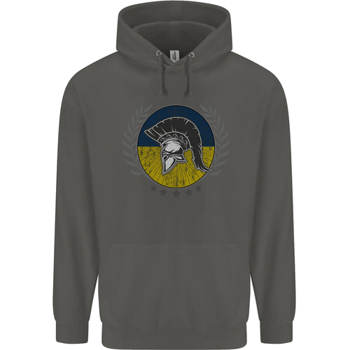 Ukraine Bodybuilding Flag Gym Training Spartan Childrens Kids Hoodie - Picture 38 of 88