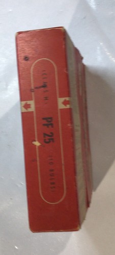 VINTAGE PHILIPS FLASHBULBS PF25 CLASS M 10 BULBS NIB NOS - Picture 7 of 8