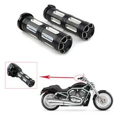 Black Cut Handlebar Hand Grips For Harley Electra Street Glide FLHTK FLHXS FLHX