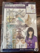 Iron On Rock And Roll Transfers value Pack 4 sheets 26 Pcs Next Style