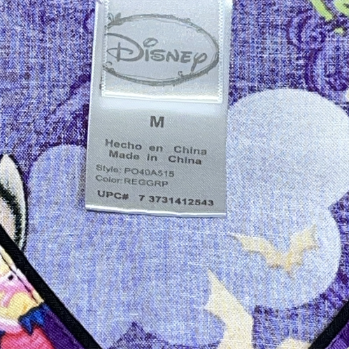 Camisa Disney Winnie the Pooh Happy Haunting Halloween Púrpura Exfoliante Mediana - Imagen 10 de 11