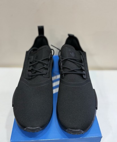 Adidas NMD R1 Triple Black Boost Shoes Sneakers Mens Size US 12 New RARE✅ - Picture 8 of 11