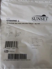 Sunset CF1009NT-2 PR System One Style Ultrafine Filters 2 Pack SEALED