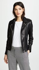 New Iro 'han' Lambskin Leather Moto Jacket - Black - 38 / 6us