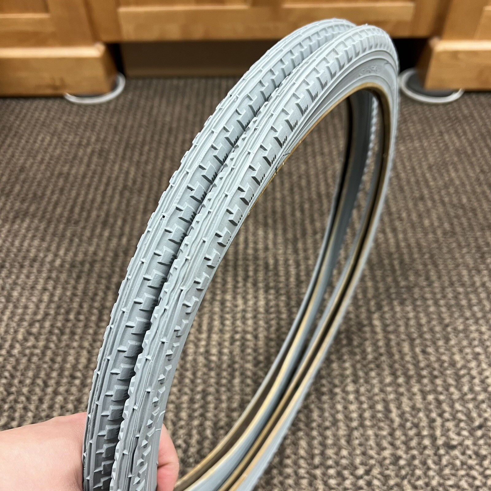 Tires 16 X 1-3/8 (37-349) Fits Fold Up Bikes Chopper Custom & Others Nos