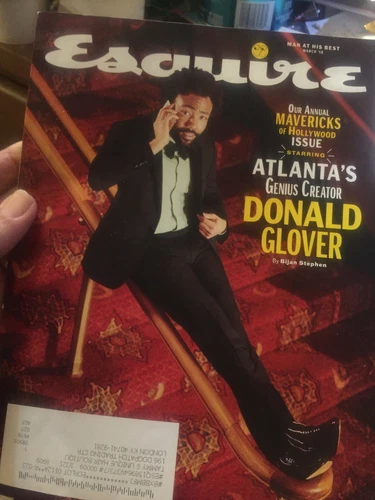 ESQUIRE Magazine ----MARCH 2018 ISSUE---DONALD GLOVER COVER