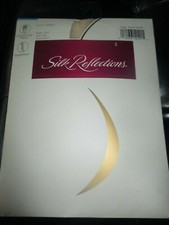 HANES Vintage BUFF Nylon PANTYHOSE - Size CD 120-165 lb - 5'4" to 6' - 1990's