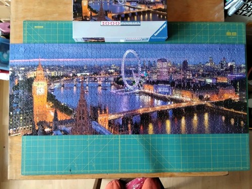 London bei Nacht 1000 Teile, 98x37,5 cm, Vollständig und Top - Bild 5 von 5