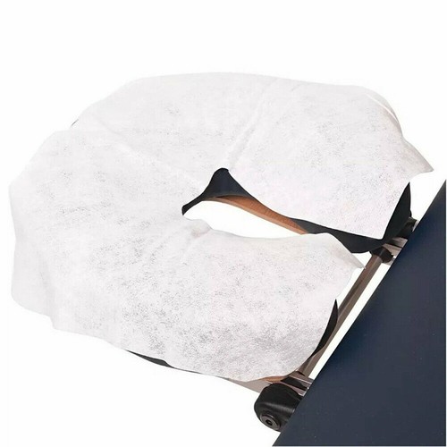 100pcs Disposable Cushion Circle Cover for Massage Bed Fitted Head Face Rest Bed - Picture 7 of 9