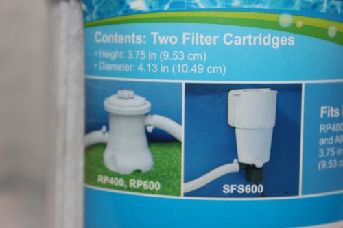 Summer Escapes D Type Pool Filter Cartridges 3.75" x 4.13" Filters 2 per pack - Picture 9 of 12