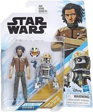 Star Wars Resistance Animated Series 3.75-inch Jarek Yeager and Bucket (R1-J5) F