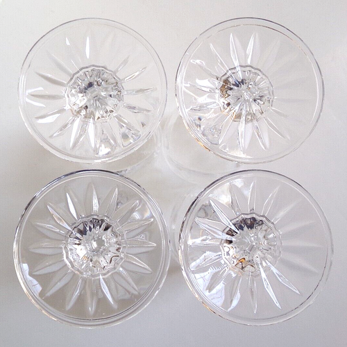 Barski Hand Cut Crystal Heavy Wine Glass, Europe, New, Labelled, 6.5", Set of 4 - Picture 5 of 14