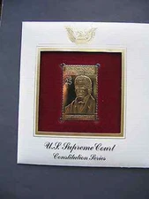 1990 US SUPREME COURT Gold Golden Cover replica FDC FDI STAMP