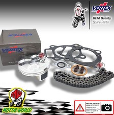 KIT PISTONE + CATENA + GUARNIZIONI TESTA VERTEX HONDA CRF 450 R  2009 > 2012