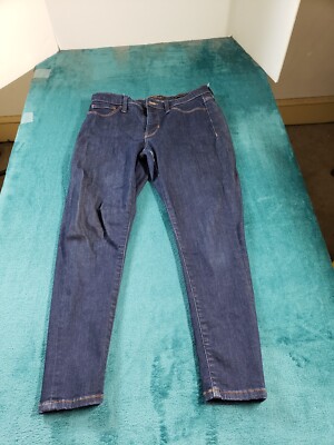Banana Republic Jeans Sz 27 Petite Womens Blue Stretch Pants