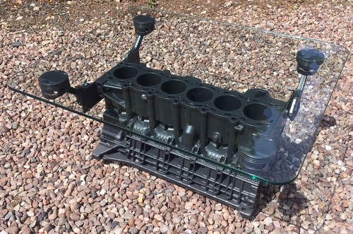 Straight Six BMW Engine Table...Mancave Essential- Gunmetal Grey - Picture 4 of 4