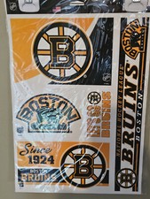 BOSTON BRUINS NHL HOCKEY 5 Ultra Decal 11x17 CAR WINDOW AUTO