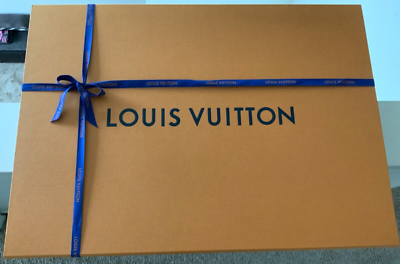 Louis Vuitton XL Orange Gift Box w/ Magnet Closure 22.5” x