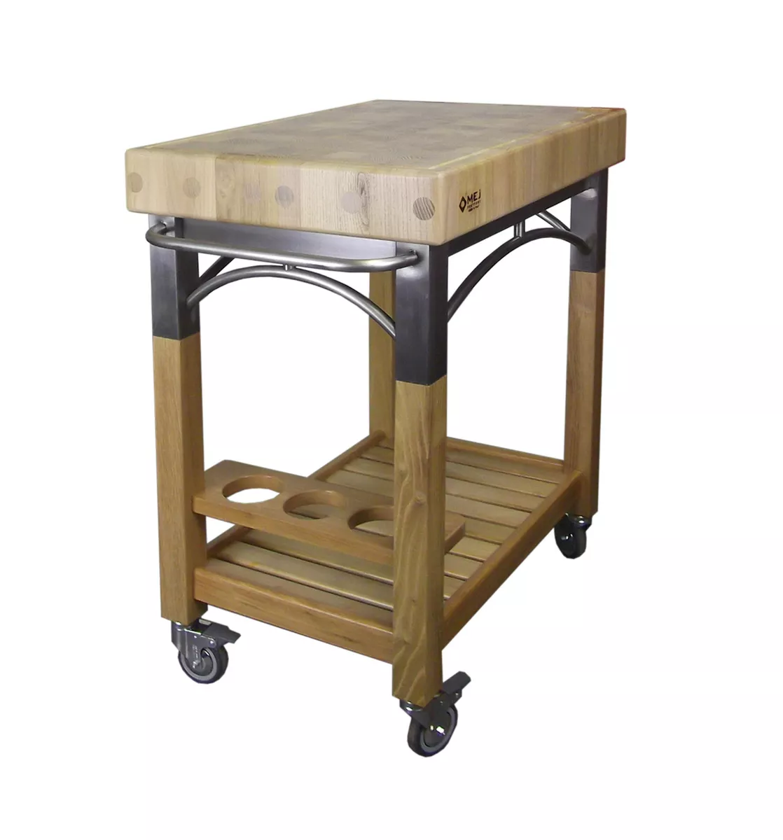 Professional Italian Butchers Block Trolley