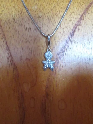 Pendentif   Garçon  Clio blue argent 925 - Photo 1/2
