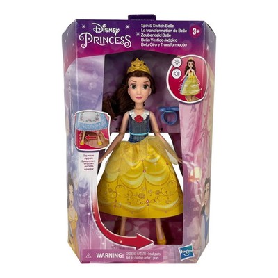 Hasbro, Disney Princess Zauberkleid Belle m. Wechselfunktion - Neu OVP 2. Wahl*