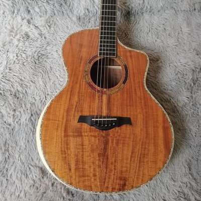 All solid KOA high-quality acoustic guitars with ebony fingerboard