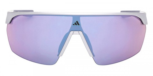 Adidas SP0103 20Z 00 Sunglasses 144mm Matte Gray Mirror Shield Men’s Sport - Picture 2 of 5