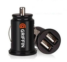 Griffin USB In-Car Dual Charger Cigarette Lighter Adapter -