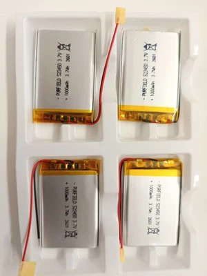 batterie lithium 3,7 v 1000 mAh - Photo 1/3