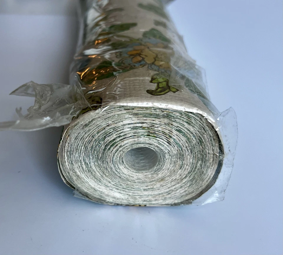 Vintage Retro Floral Wallpaper New Roll Old Stock 72 sq ft Imperial Wallcovering - Image 3 of 4